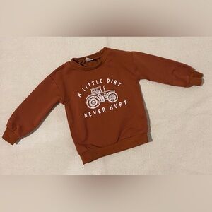 NWOT 18-24M Tractor Sweatshirt